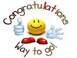 Congragulations 